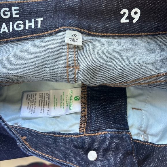 J. Crew High Rise vintage straight legs Blue Jeans 29 - Picture 3 of 8